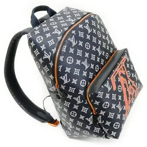Louis Vuitton Monogram Ink Upside Down Apollo Backpack Navy - Picture 3 of 12
